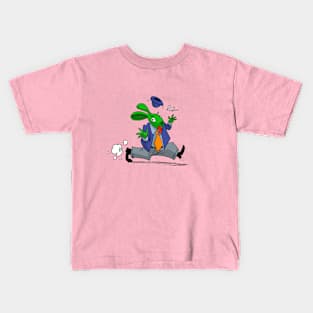 Green Rabbit Kids T-Shirt